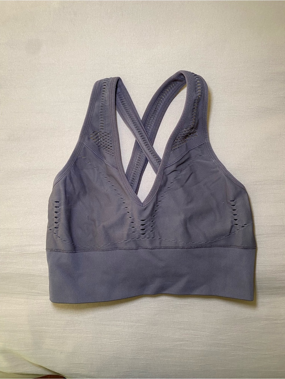 Alo Yoga chocolate brown Seamless Sports Bra Size Small